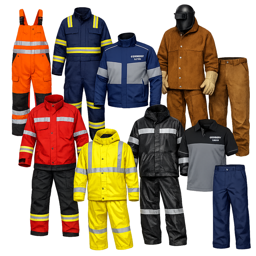 Flame-retardant and arc-rated workwear